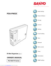 Sanyo POA-PN02C Owner's Manual