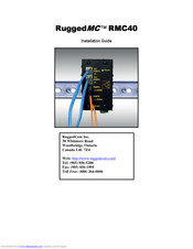 RuggedCom RuggedMC RMC40 Installation Manual