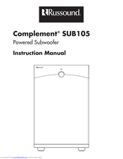 Russound Complement SUB105 Instruction Manual