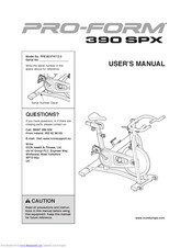 ProForm PFEVEX74712.0 User Manual