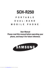 Samsung SCH-R250 User Manual