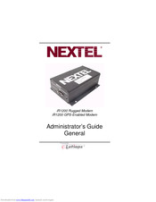 Nextel iR1200 GPS Administrator's Manual