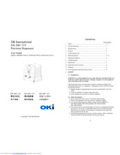 OK International DX-215 User Manual
