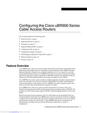 Cisco uBR900 Series Configuring