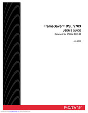 Paradyne FrameSaver DSL 9783-A1-211 User Manual