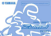 Yamaha Zumo Owner's Manual