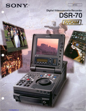 Sony DSR-70 Brochure & Specs
