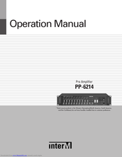 Inter-m PP-6214 Operation Manual