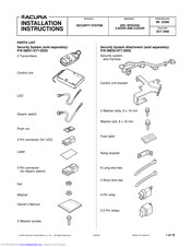 Acura P/N 08E55-ST7-200G Installation Instructions Manual