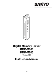 Sanyo DMP-M600 Instruction Manual