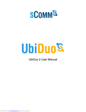 sComm UbiDuo 2 User Manual