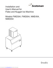 Scotsman FME504 Installation And User Manual