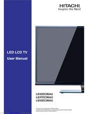 Hitachi LE42EC06AU User Manual