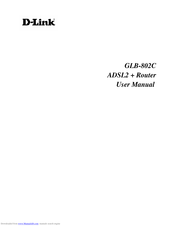 D-Link GLB-802C User Manual