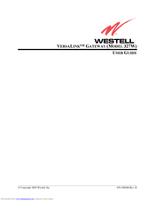 Westell Technologies Versalink 327W User Manual