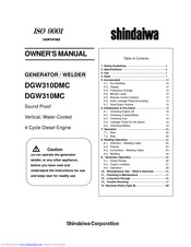 Shindaiwa DGW310DMC Owner's Manual