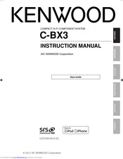 Kenwood C-BX3 Instruction Manual