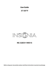 Insignia NS-32D311MX15 User Manual