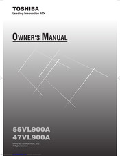 Toshiba 40TL900A Owner's Manual