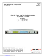 General Dynamics LT-3600 SERIES Operation & Maintenance Manual