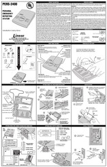 Linear PERS-2400 PERSONAL EMERGENCY REPORTING SYSTEM RA-2400 Installation Instructions