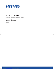 ResMed VPAP Auto User Manual