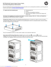 HP PS1810-8G Quick Setup Manual