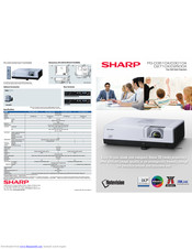 Sharp PG-D2500X Specifications