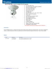 GeoVision GV-PTZ010D-P Specifications