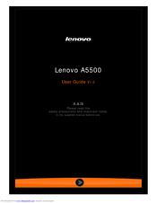 Lenovo A5500 User Manual