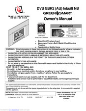 Travis Industries DVS GSR2 NB Insert Owner's Manual