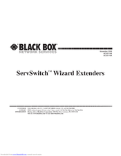 Black Box ServSwitch ACU5116A User Manual