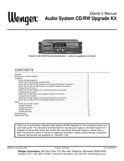 Wenger Tascam CC-222 Owner's Manual