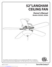 Langham 20265 Owner's Manual