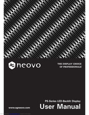 AG Neovo PS Series User Manual