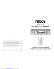 Naxa NCA-698 Instruction Manual