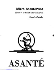 Asante Micro AsantePrint User Manual