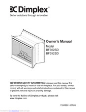 Dimplex BF362SD Owner's Manual