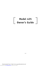 Directed Electronics 425 Series Owner's Manual
