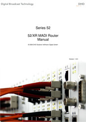 DHD 52/SX Manual