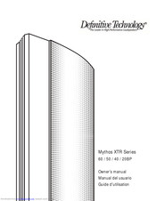 Definitive Technology Mythos XTR-50 Owner's Manual