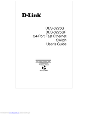 D-Link DES-3225GF User Manual