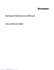 Lenovo K4450A Hardware Maintenance Manual