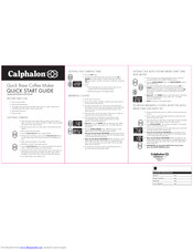Calphalon HE100CMT Quick Start Manual