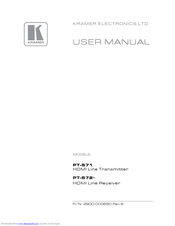 Kramer PT-571 User Manual