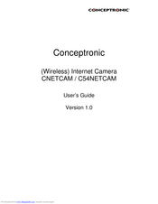 Conceptronic C54NETCAM User Manual