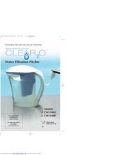 Clear2O CWS100A Use And Care Book Manual