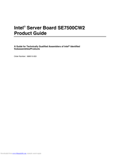 Intel SE7500CW2 Product Manual