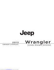 Jeep Jeep Wrangler 2013 Owner's Manual