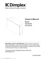 Dimplex DFG253A Owner's Manual